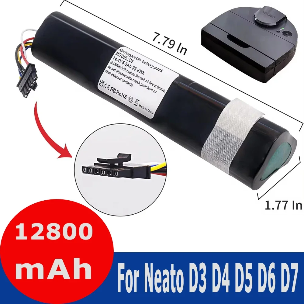 Аккумулятор 945-0225 205-0011 для Neato Botvac Connected D3 D3+ D4 D5 D5+ D6 D7 D301 D303 D502 D503 D701 D702 D703 D705