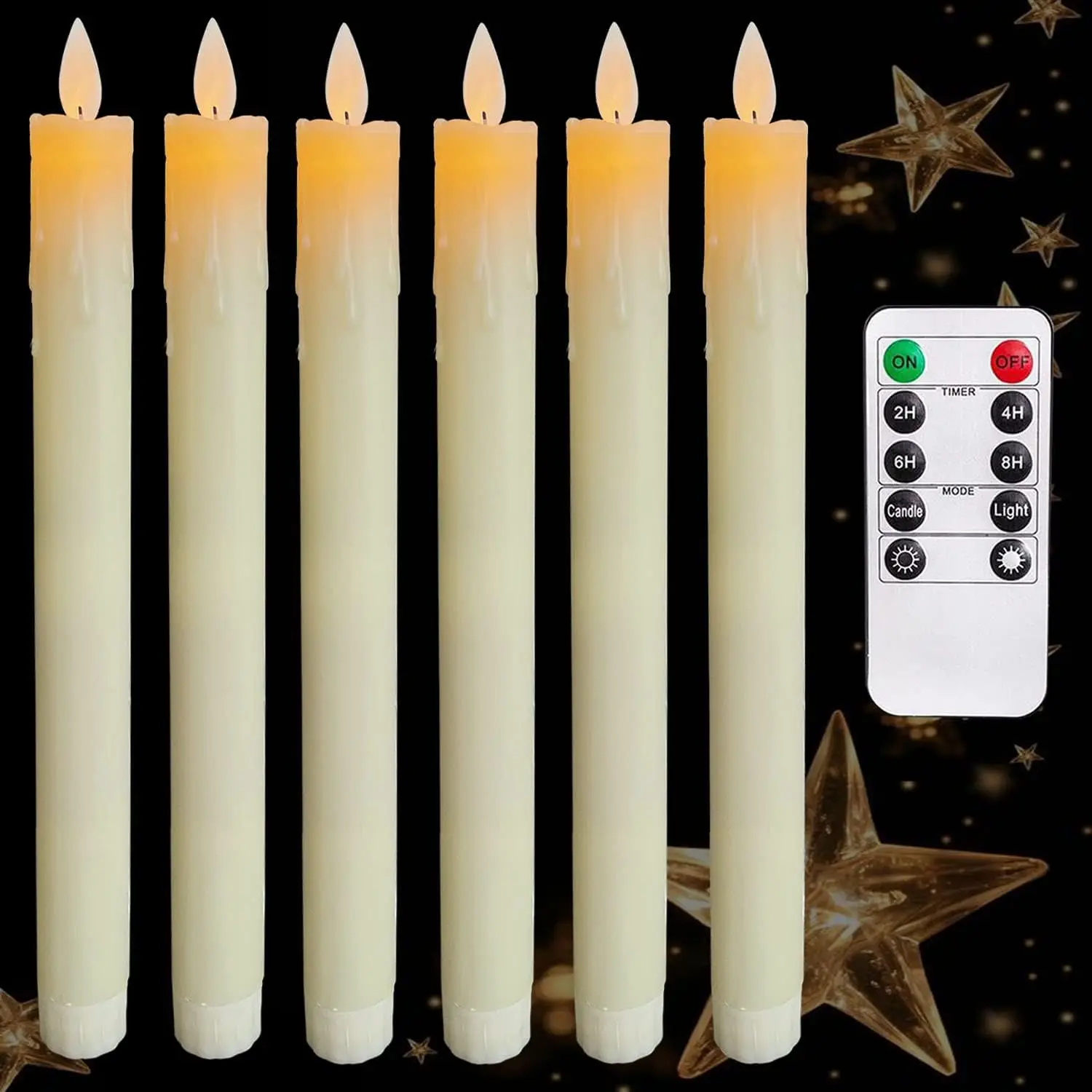 Светодиодные конические свечи Ritesdepot 10 дюймов