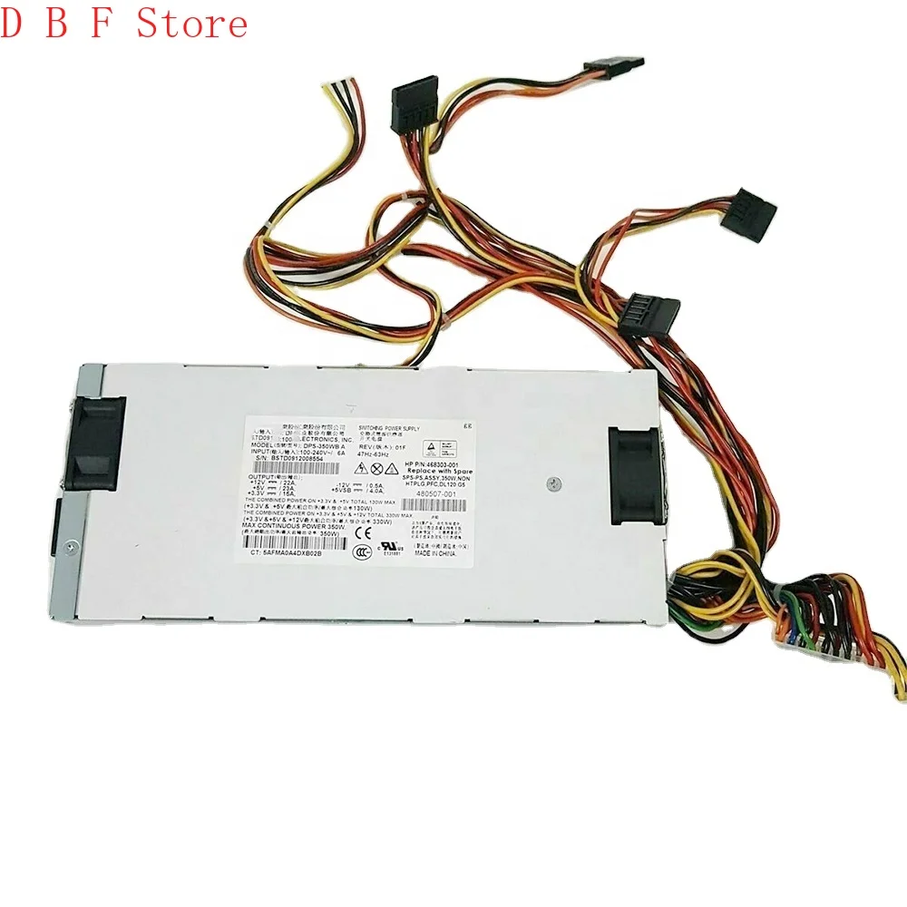 

DPS-350WB A For HP DL120G5 Server Power Supply 468303-001 480507-001 350W