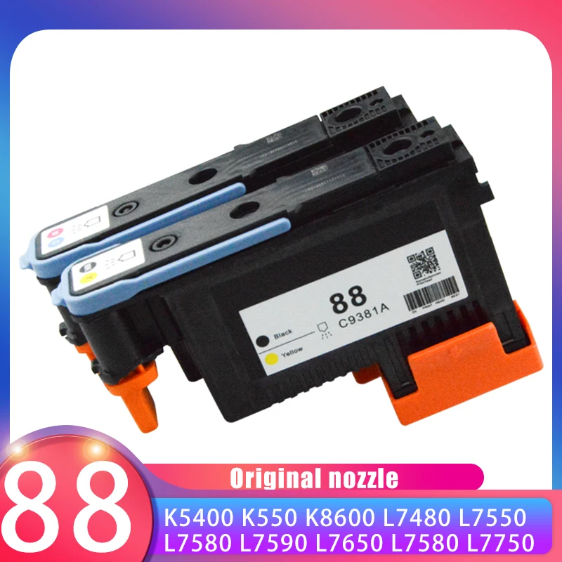 Печатающая головка для HP88 C9381A C9382A HP Officejet Pro K5400 K550 K8600 L7480 L7550 L7590 L7650 L7580 L7750