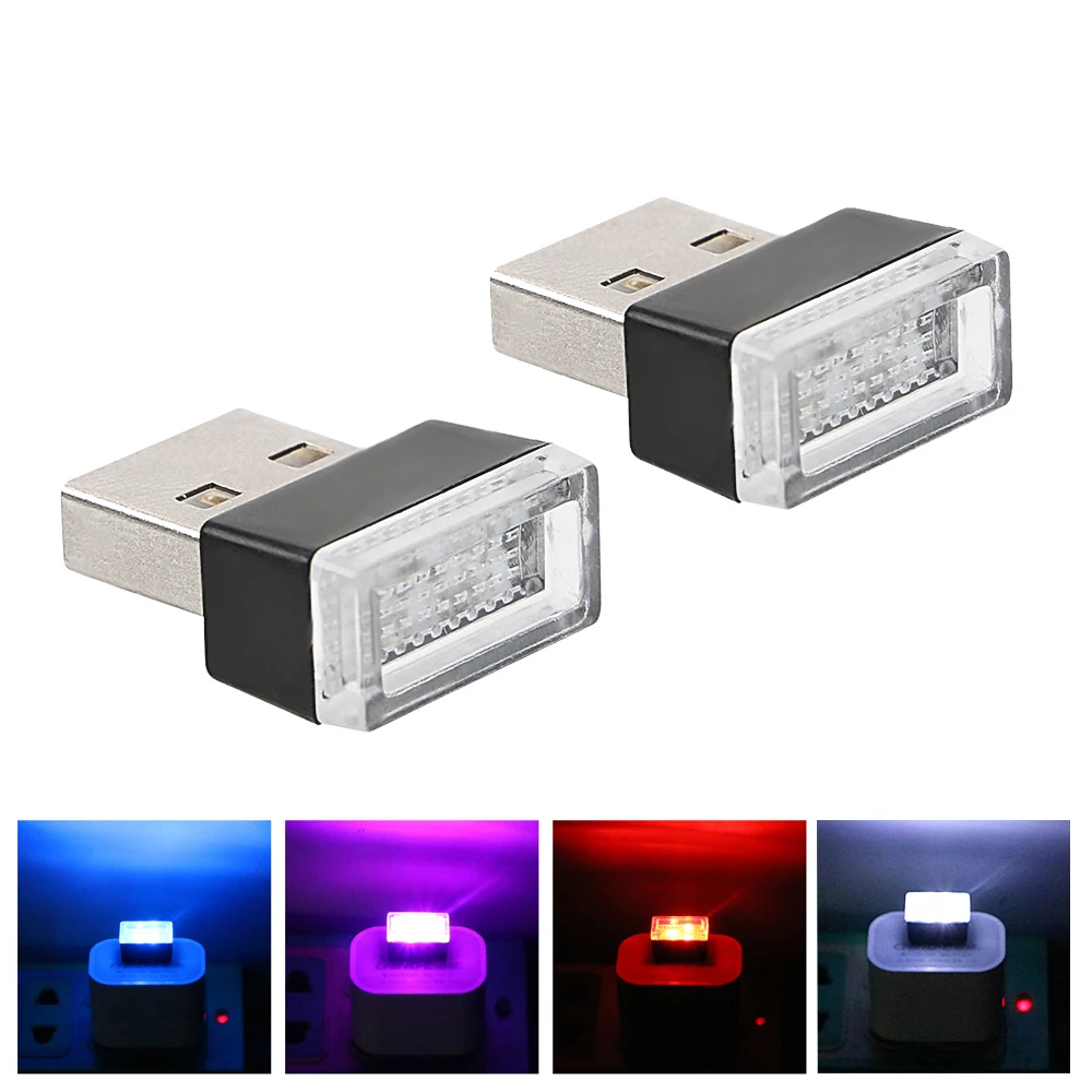 

Universal Car USB Atmosphere LED Lamp Light for Kia Sportage QL KX5 Mazda CX-5 Hyundai Tucson Audi Q2 Seat Ateca Fiat 500