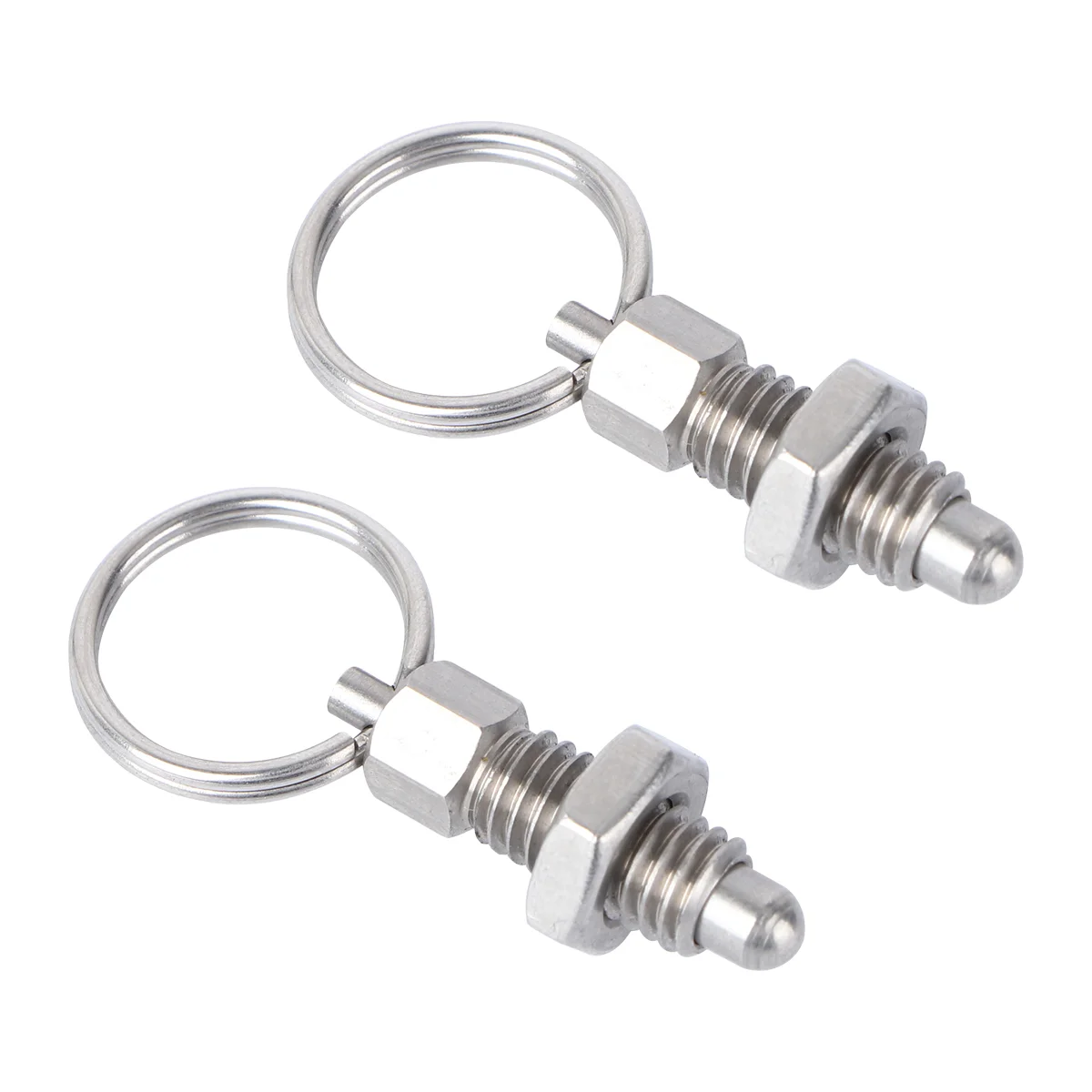 

Spring Plunger Pin Loadedquick Release Catch Retractable Lock Ring Steel Locking Stainlesshandmechanical Handle Accessories