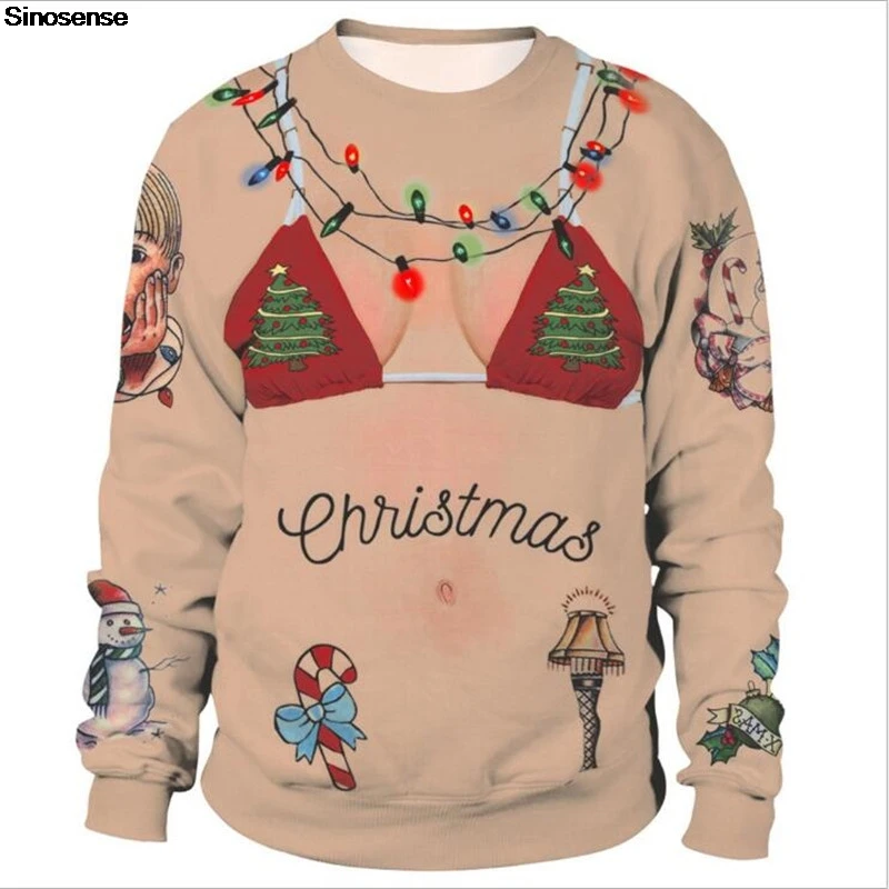 Свитшот мужской/женский смешной свитшот с 3D Цифровым принтом для фотографий