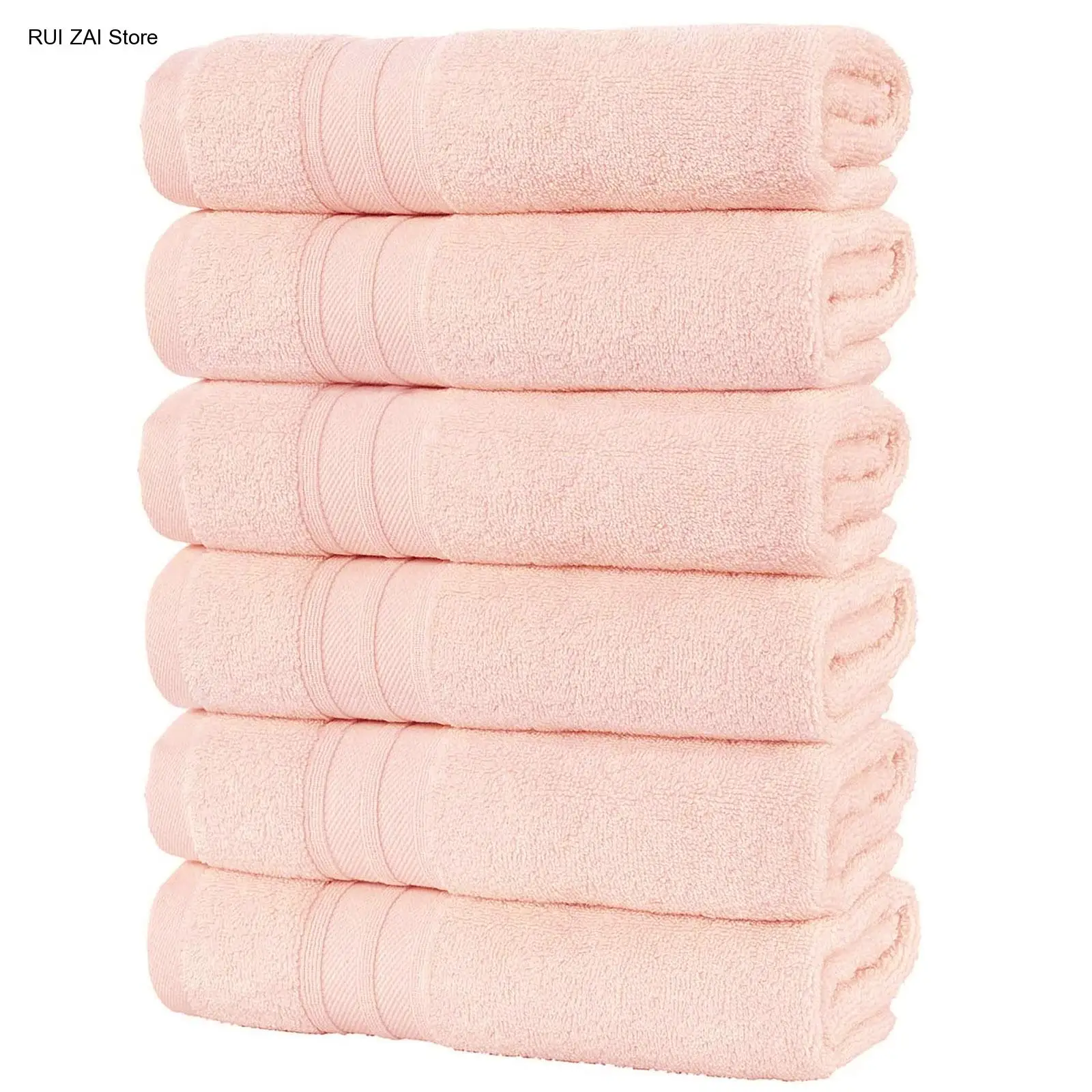 

6Ps Luxury Bath Towels Set Towels Beyond 100% Turkish Cotton Soft and Hotel Quality Ultra Soft Super Absorbent Bathroom