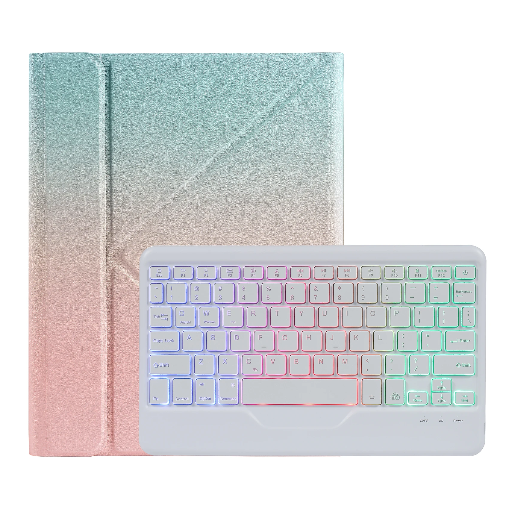 

Чехол-книжка из ПУ кожи с клавиатурой для iPad 11 2021 2020 2018 /iPad Air 4 10,9