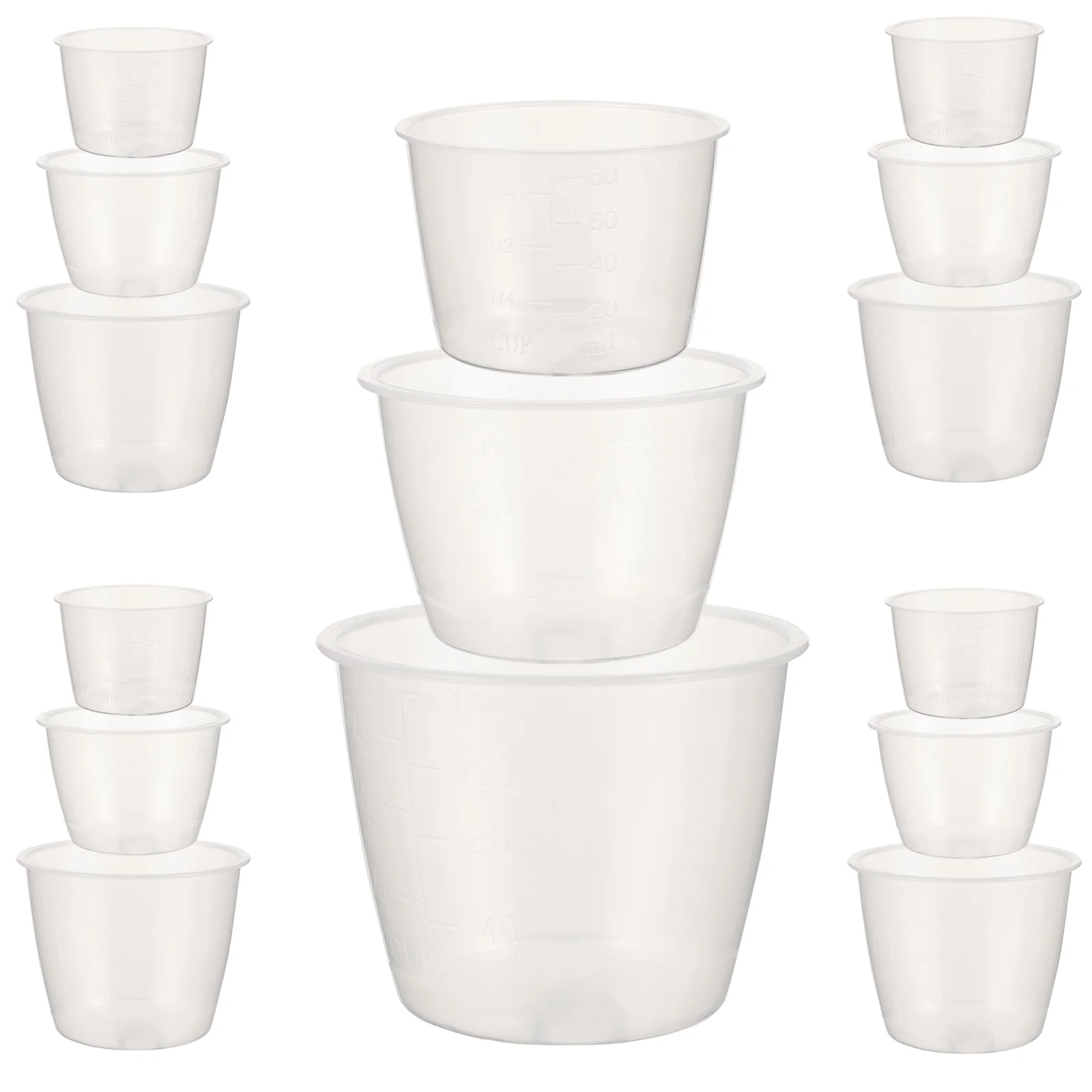 

30Pcs Kitchen Baking Measuring Cup Set Reusable Measuring Cup Rice Measuring Cup For Rice Cooker Rice Cups for Measure Kitchen