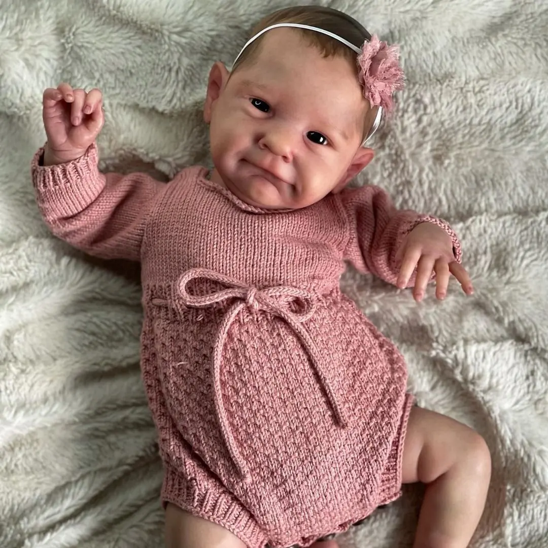 Кукла реборн NPK 49 см мягкая кукла с милым телом реальный вид куклы для