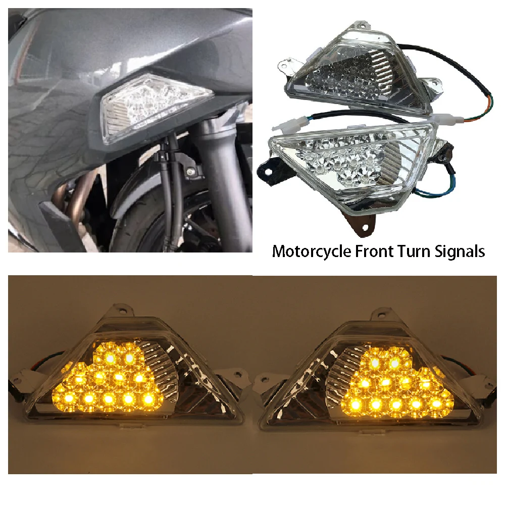 Подходит для Kawasaki Ninja 250 300 400 650 1000 ABS EX300 EX400 EX650 2013-2020 светодиодные передние