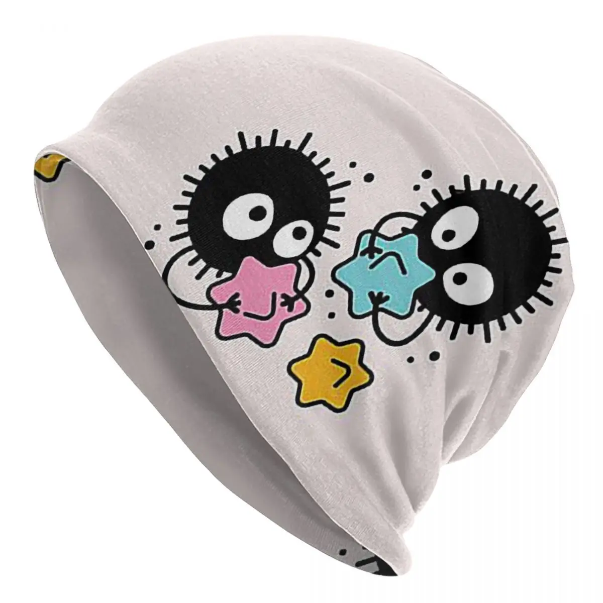 Soot Studio Ghibli теплая вязаная шапка модная шапка-капот осень-зима уличные шапки для