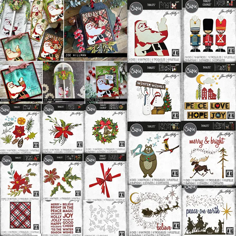 

Christmas Snowman And Labels Metal Cutting Die Scrapbook Embossed Paper Card Album Craft Template Cut Die Stencils 2022 New