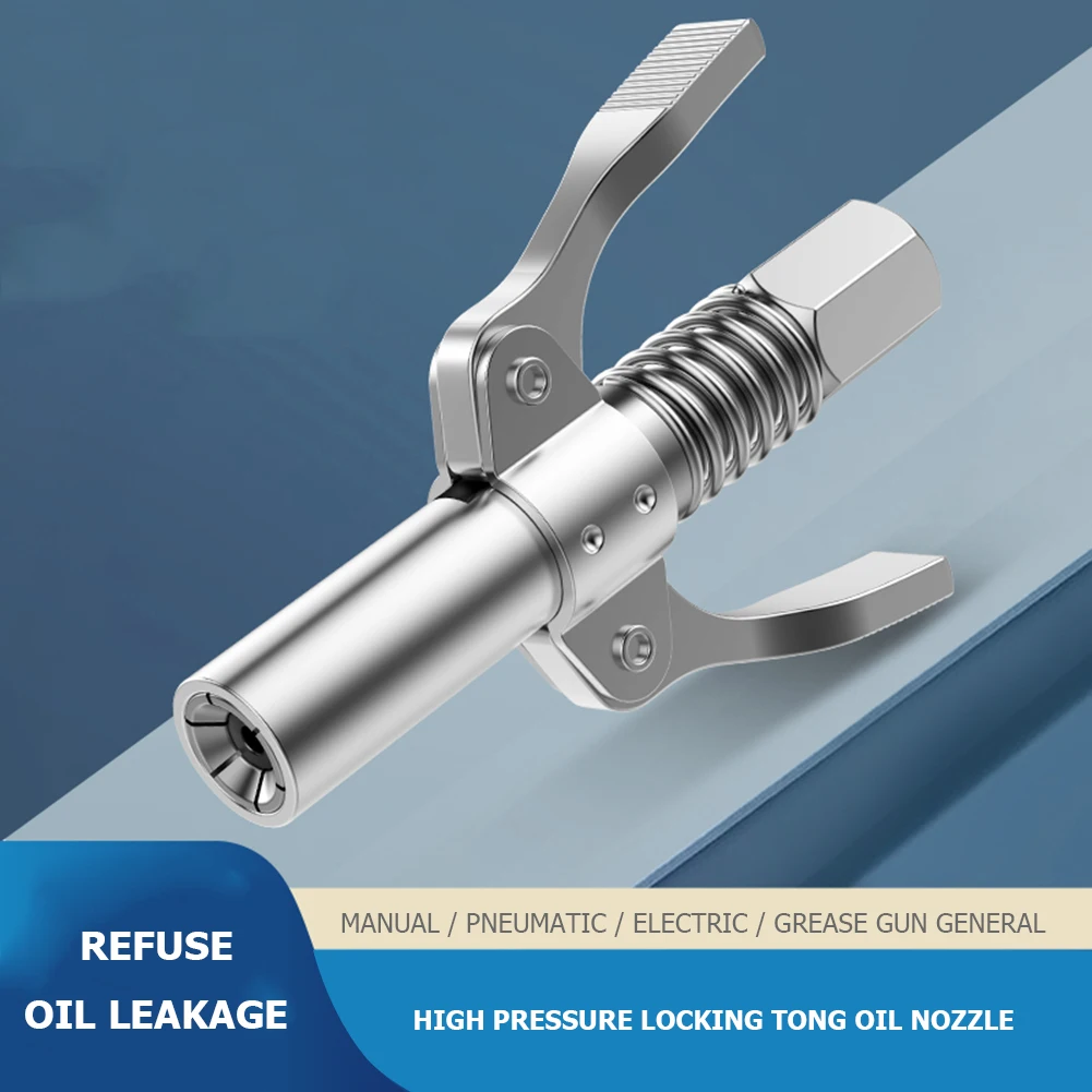 

10000PSI Grease Tool Professional Coupler Heavy-Duty Quick Release NPTI/8 Grease Tool Tip Automobiles Accessories