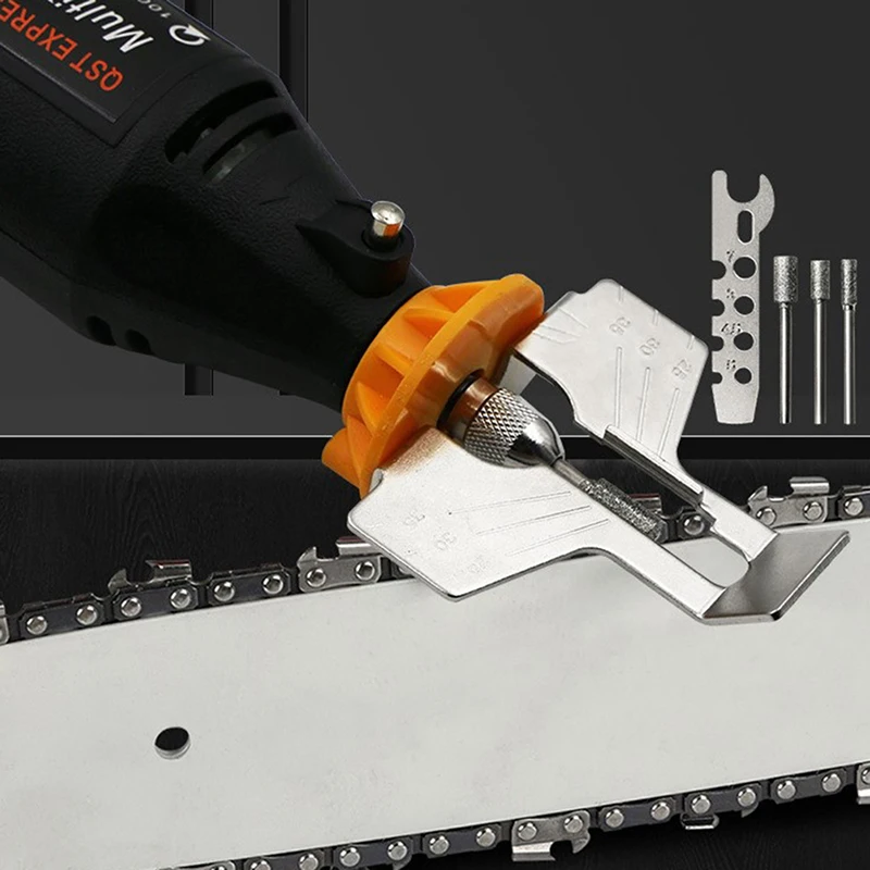 

Towayer Chainsaw Sharpening Attachment Rotary Tool Kit Electric Grinder Sharpening Polishing Attachment Set Saw Chains Tool