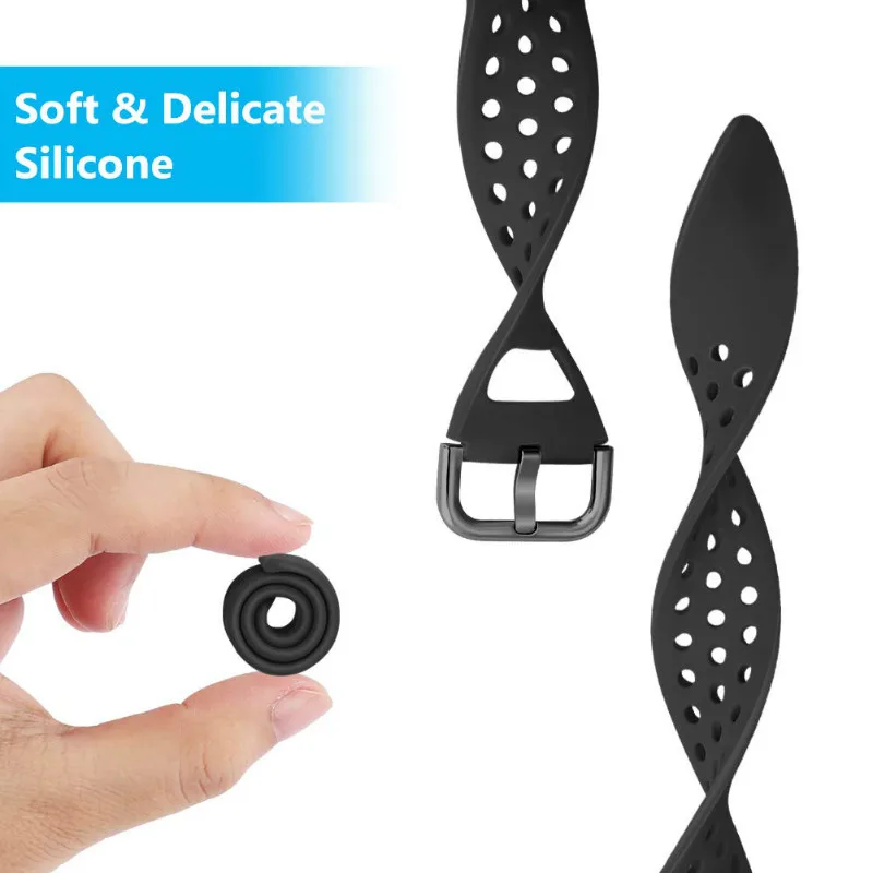 Silicone Strap For Apple watch 49mm 45mm 44mm 42mm 41mm 40mm Sports soft breathable bracelet For iWatch Series UItra 8 7 6 se 5