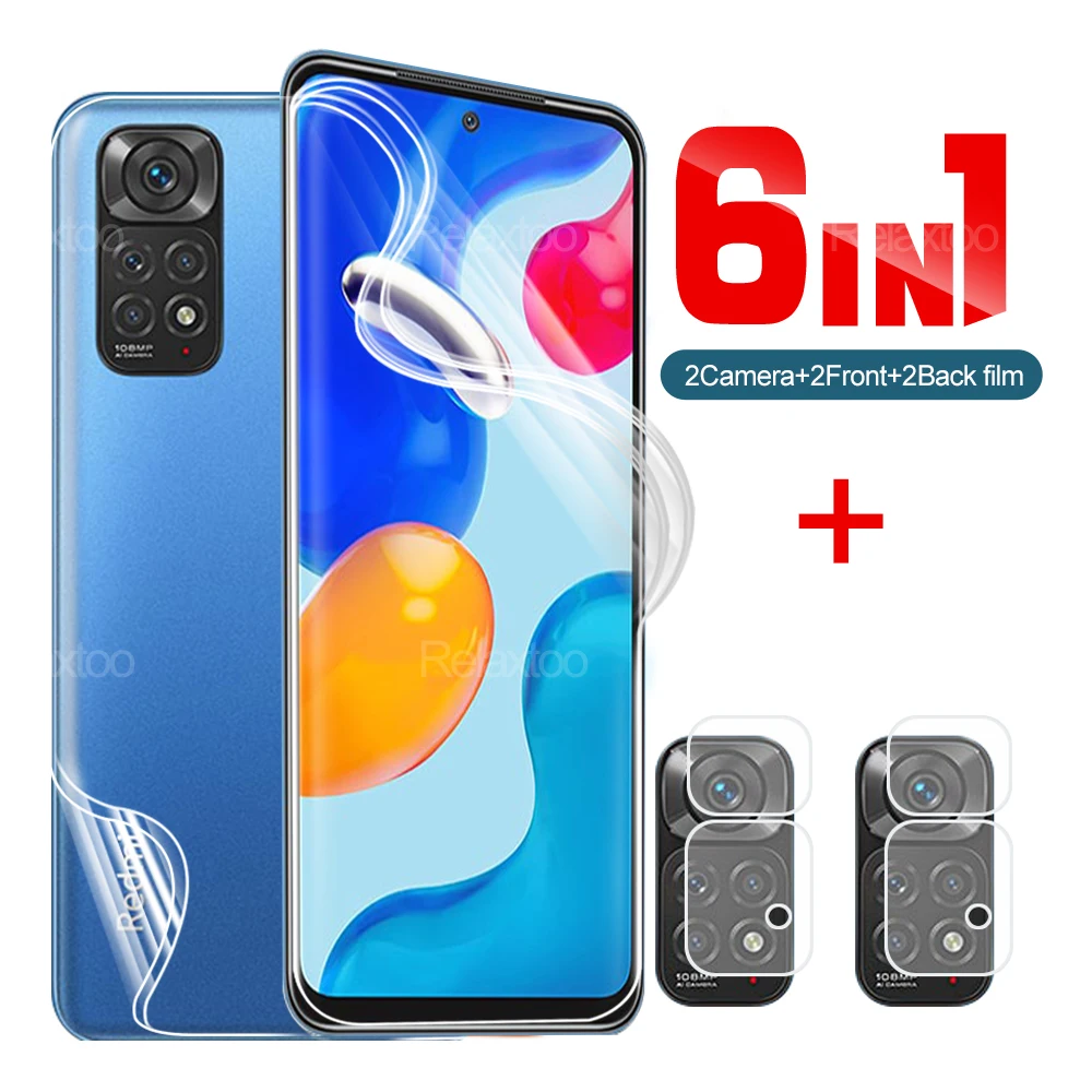 

Защитная пленка 6 в 1 для Xiaomi Redmi Note 11S 11 11Pro 11 Pro S