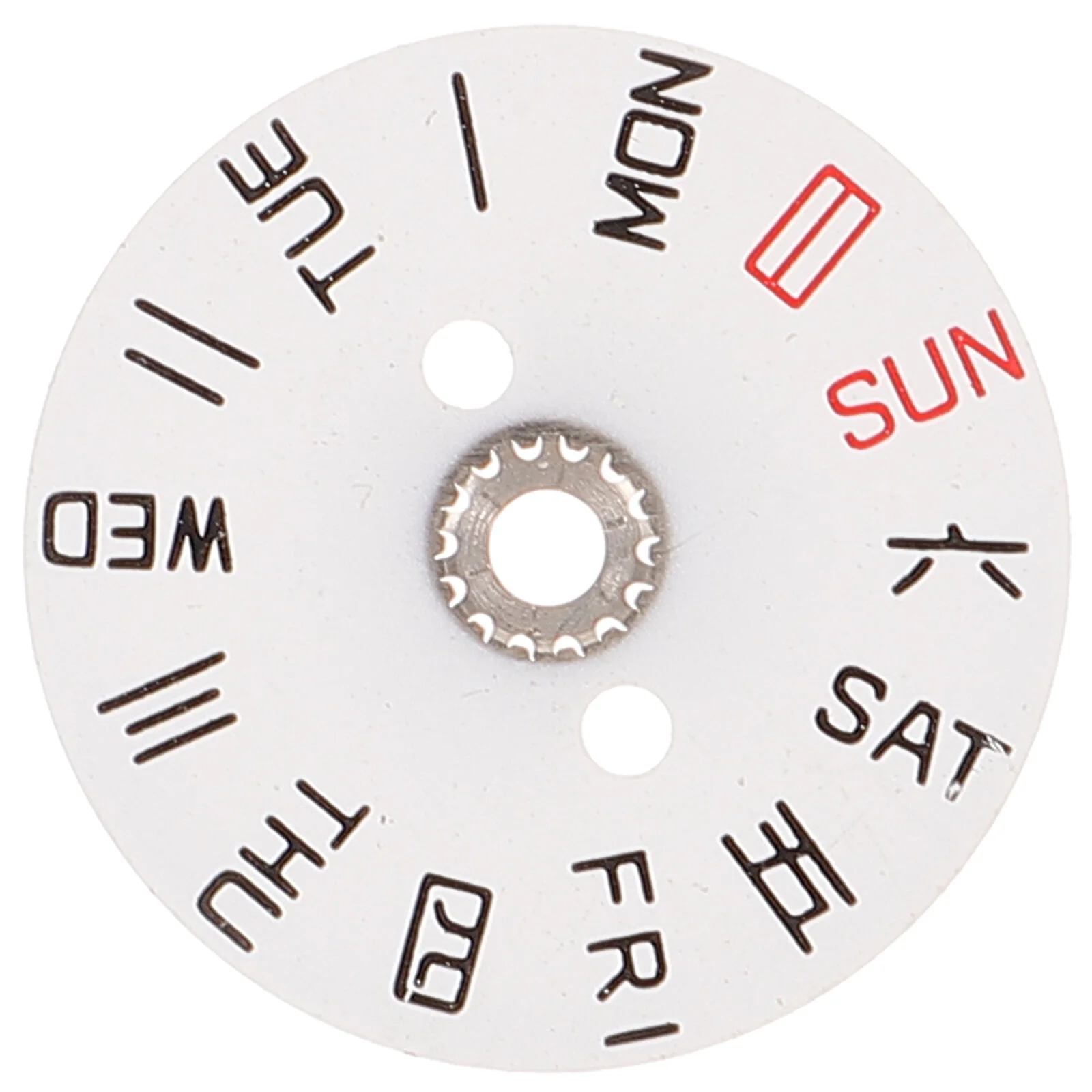 

Calendar Disc Ring Watch Week Dial Lightweight Movement Replacement Repair Mechanical