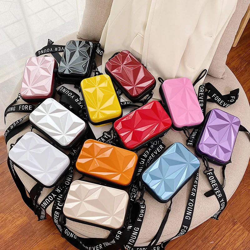 Luxury Hand Bags For Women 2023 New Suitcase Shape Totes Fashion Mini Luggage Bag Women's Branded Trending Famous Clutch Box Bag