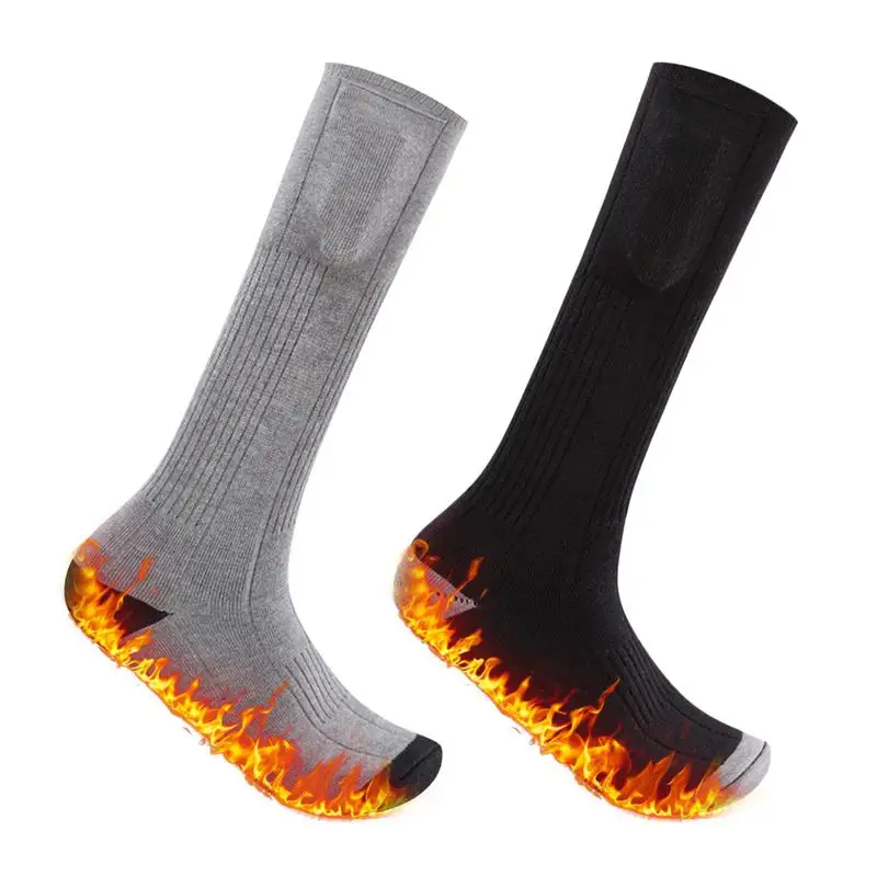 

3.7V 2200mAh Heating Socks Button Electric Rechargeable Battery Powered Winter Warm Outdoor Skiing Cycling Hiking Thermal Socks