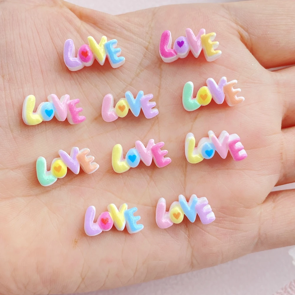 

Резиновые бусины Love 30 шт TSXJY