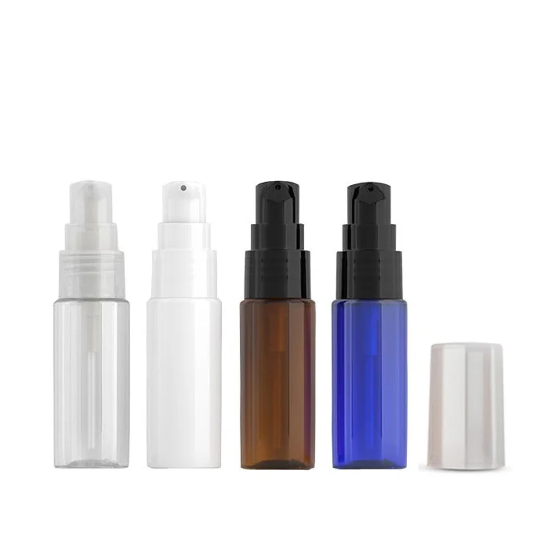 20ml White Empty Cosmetic Container With Lotion Cream Pump 20g Skin Care Cream Treatment Bottles Travel Size Makeup Setting Pump