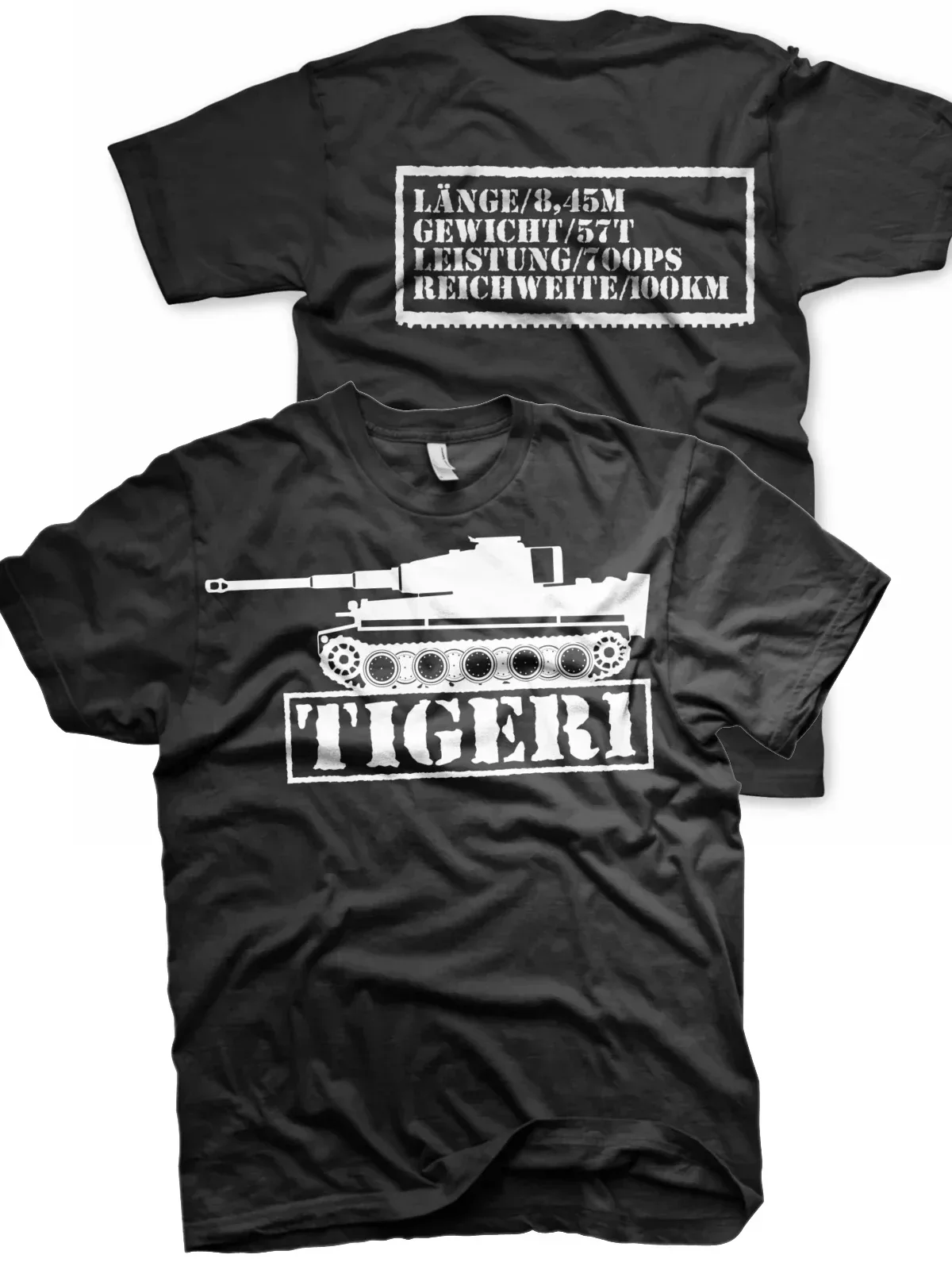 Футболка Panzer Tiger I Heavy Tank времен Второй мировой войны. Новые повседневные футболки из 100% хлопка с короткими рукавами и круглым вырезом, размер S-3XL (art.: 3920d41a7d43d) - 3920d41a7d43d