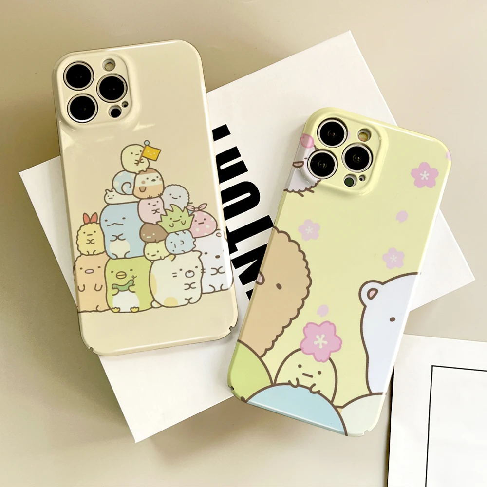 Милый чехол для телефона с рисунком S-SumikkoS Samsung S23 22 21 Fe Ultra Plus A04 33 5G универсальный