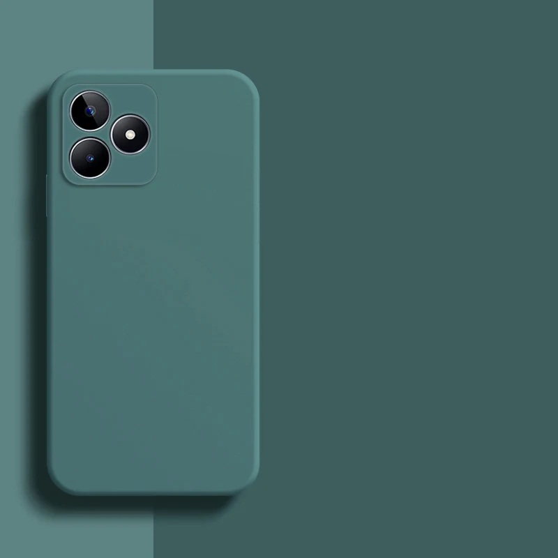 

Чехол для Realme C53 чехол Cover Realme C55 C33 C35 C31 C30 C30S, мягкий жидкий силиконовый бампер, Защитные чехлы для телефона на Realme C53 Funda