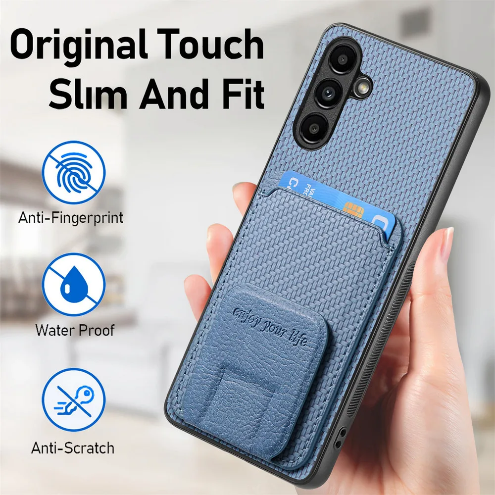 Для Samsung M14 M53 M33 M23 M13 5G кожаный чехол с отделением для карт Galaxy Case M12 M22 M32 M 13 23 задняя