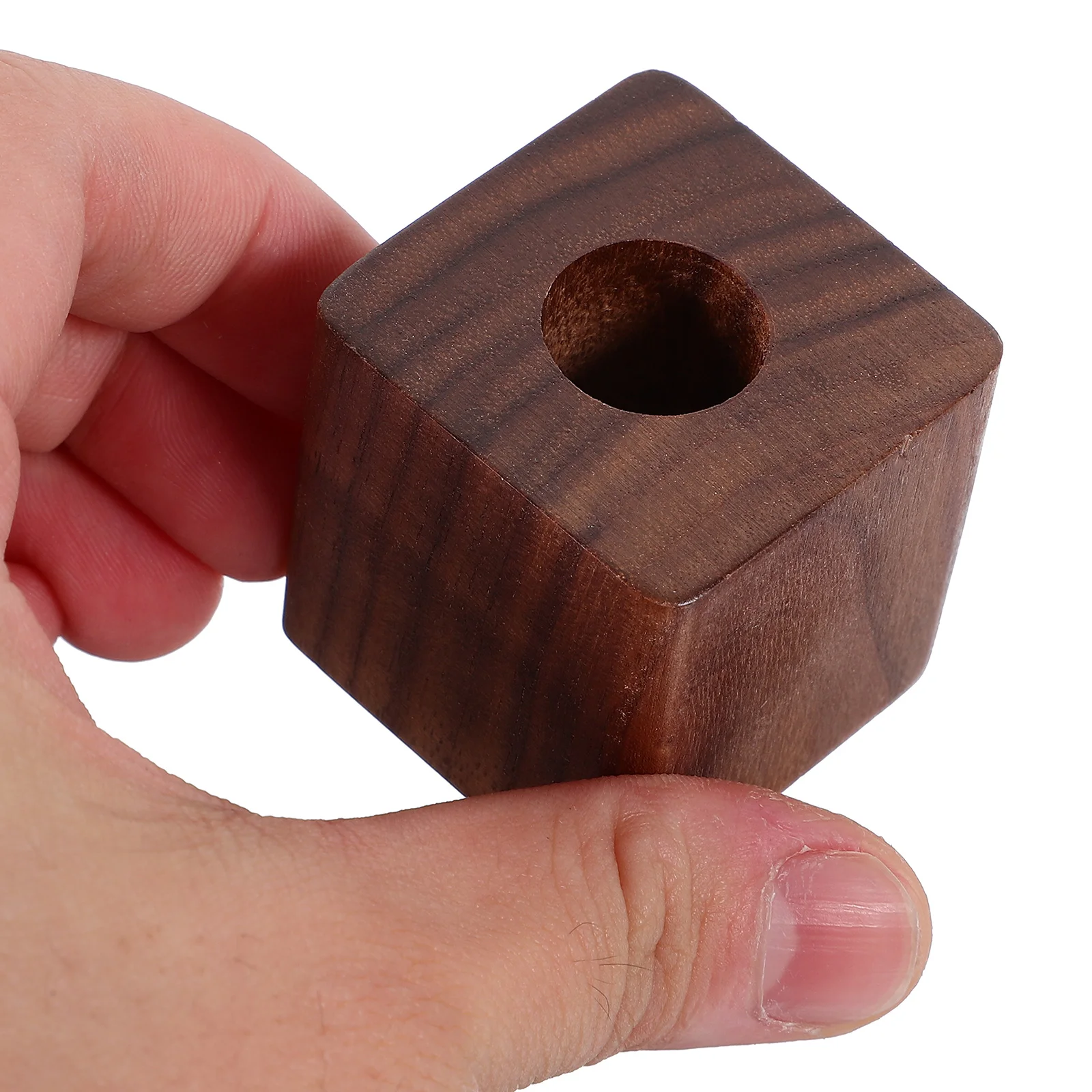 Подставка для ручек из орехового дерева настольный одинарный держатель