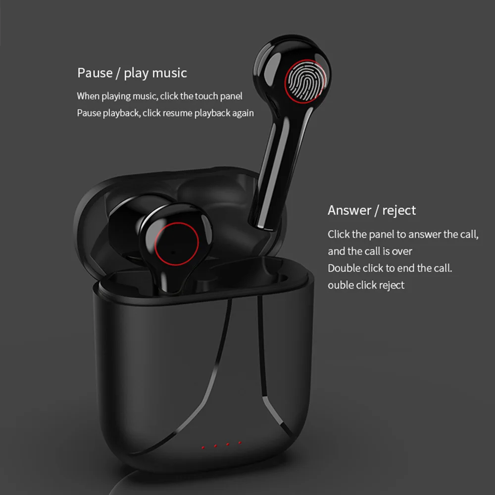 TWS Touch Control Headphones For Tecno Spark Go Power 8P 8 7 Pro 7T 7P 6 Air 5 Camon 18T 18i 17P Wireless Earphones Bluetooth5 |
