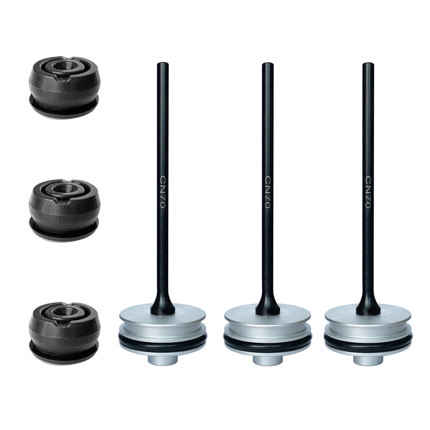 

3 комплекта запасных частей для гвоздезабивателя, блок поршневого привода и бампера для CN55, CN70, CN80, запасные части для катушечного гвоздезабивателя послепродажного обслуживания