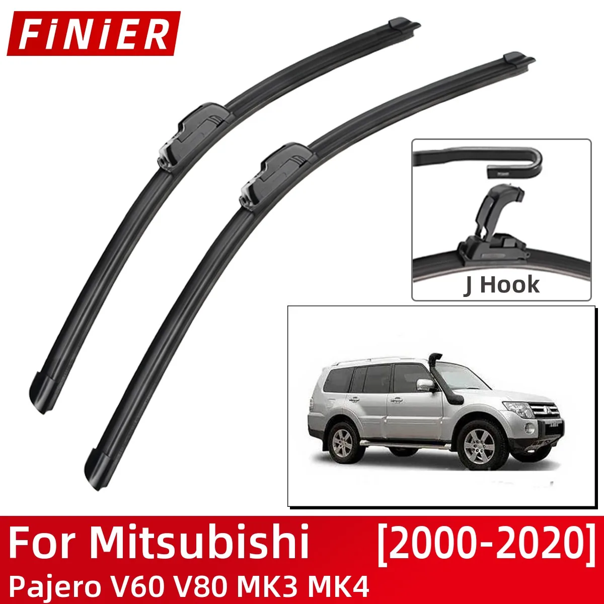 

Щетки стеклоочистителя передние для Mitsubishi Pajero V60 V80 MK3 MK4 2000-2020