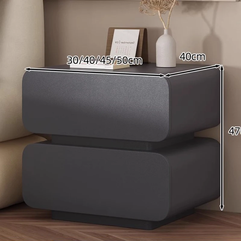 Белые мобильные тумбочки для спальни скандинавский современный прикроватный