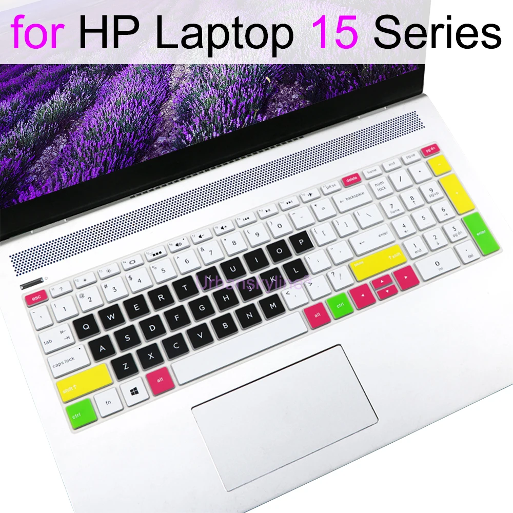 Funda protectora de silicona para teclado de ordenador portátil HP, cubierta de...