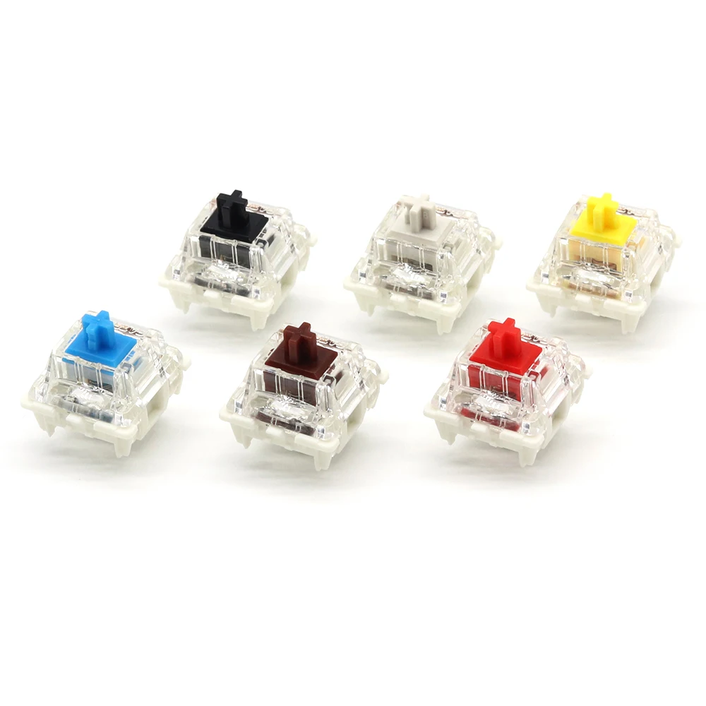 Gateron G Pro2.0 Switches SMD RGB Linear Tactile Lube Switch 3Pin Spotlight Yellow White Red Blue Black for Mechanical Keyboard