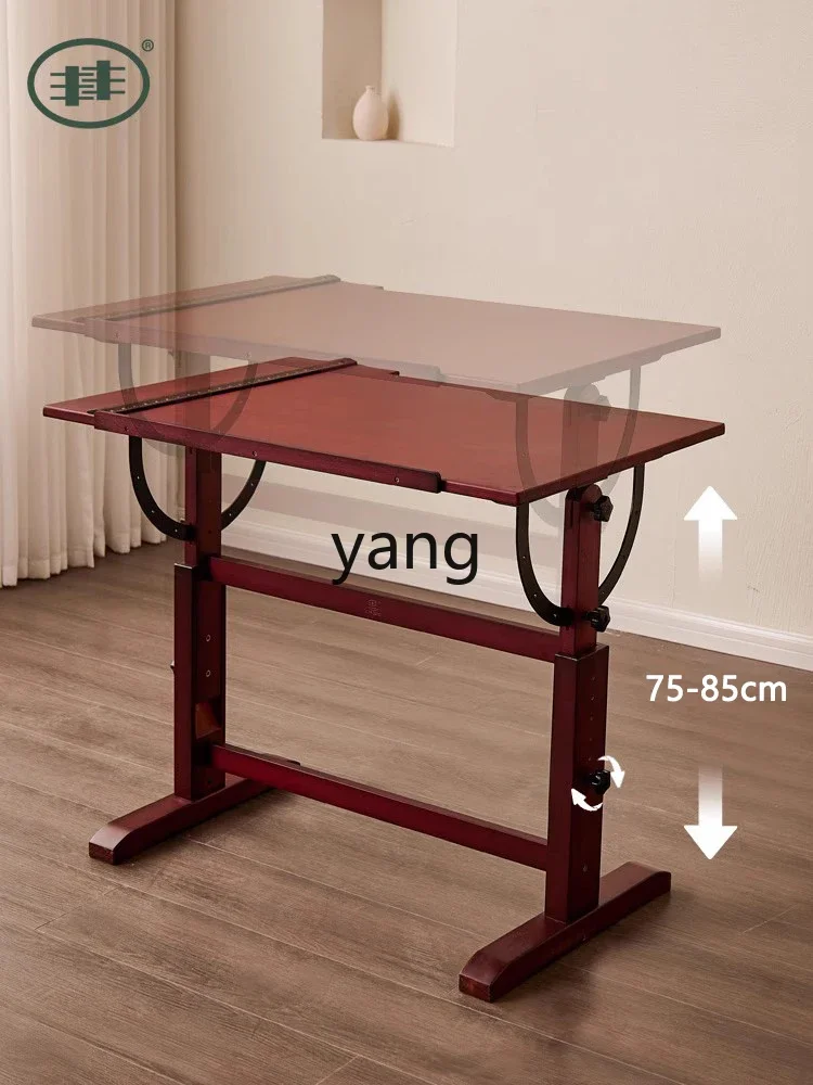 Профессиональный Стол для рисования Yjq студентов стол только из массива дерева
