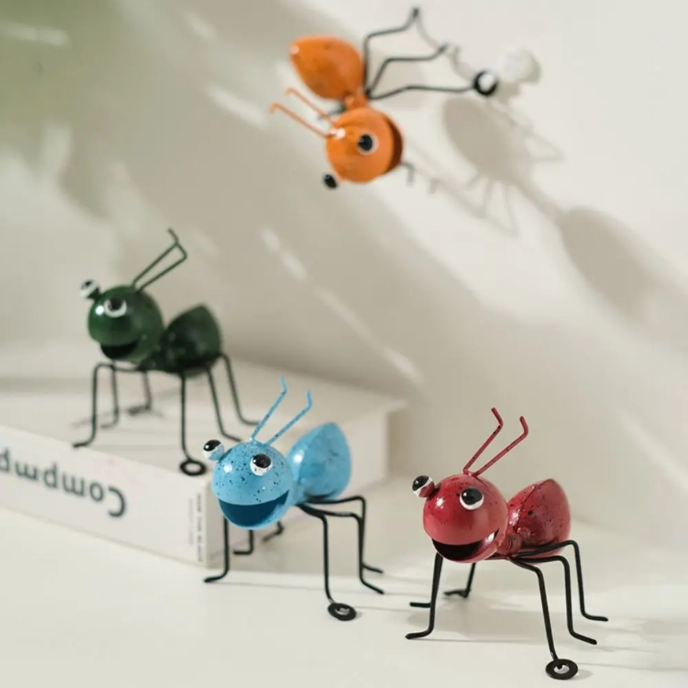 Креативный многоцветный садовый декоративный муравьи железный домашний
