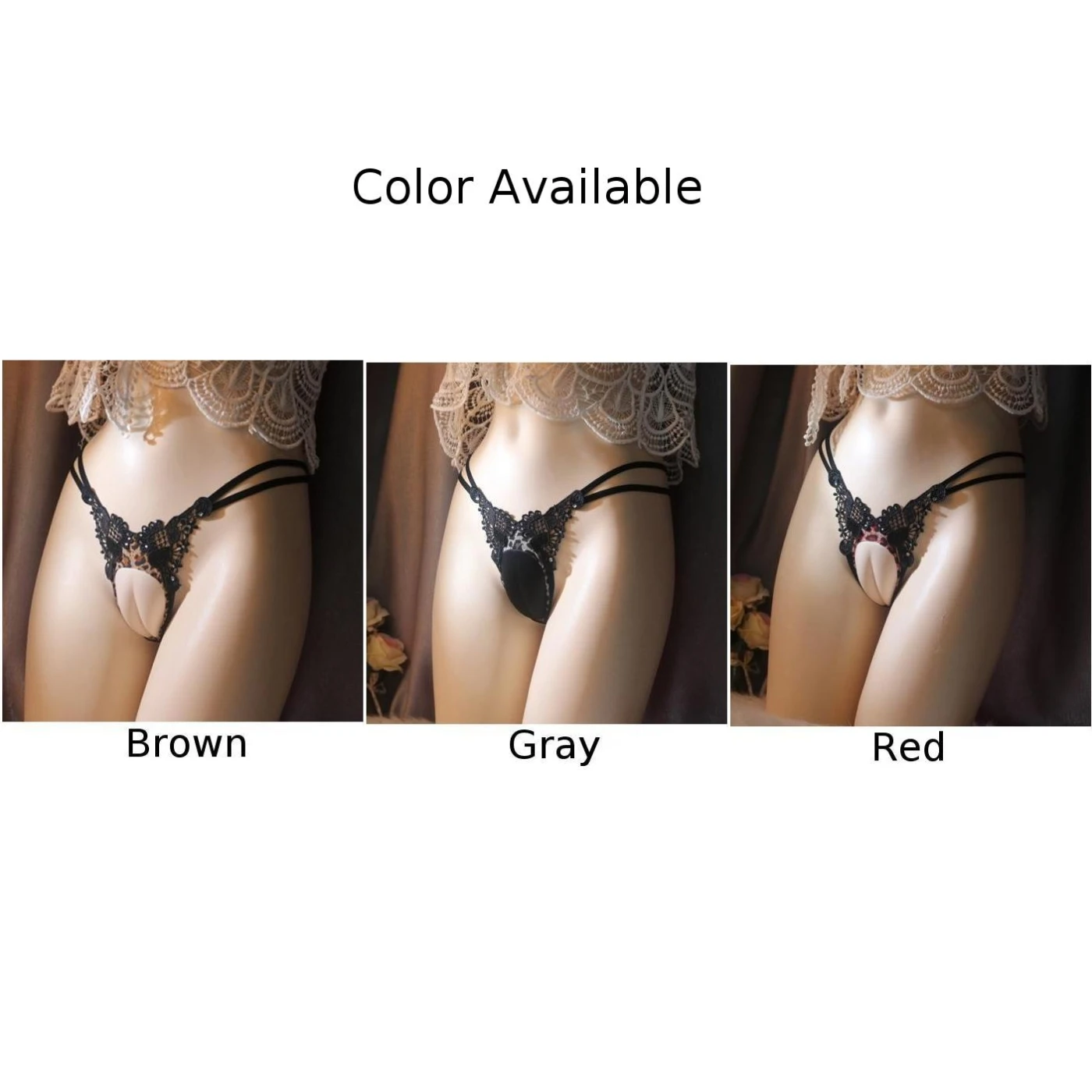 Гей-сисси стринги с верблюжьим носком и мягкой подкладкой для трансвеститов