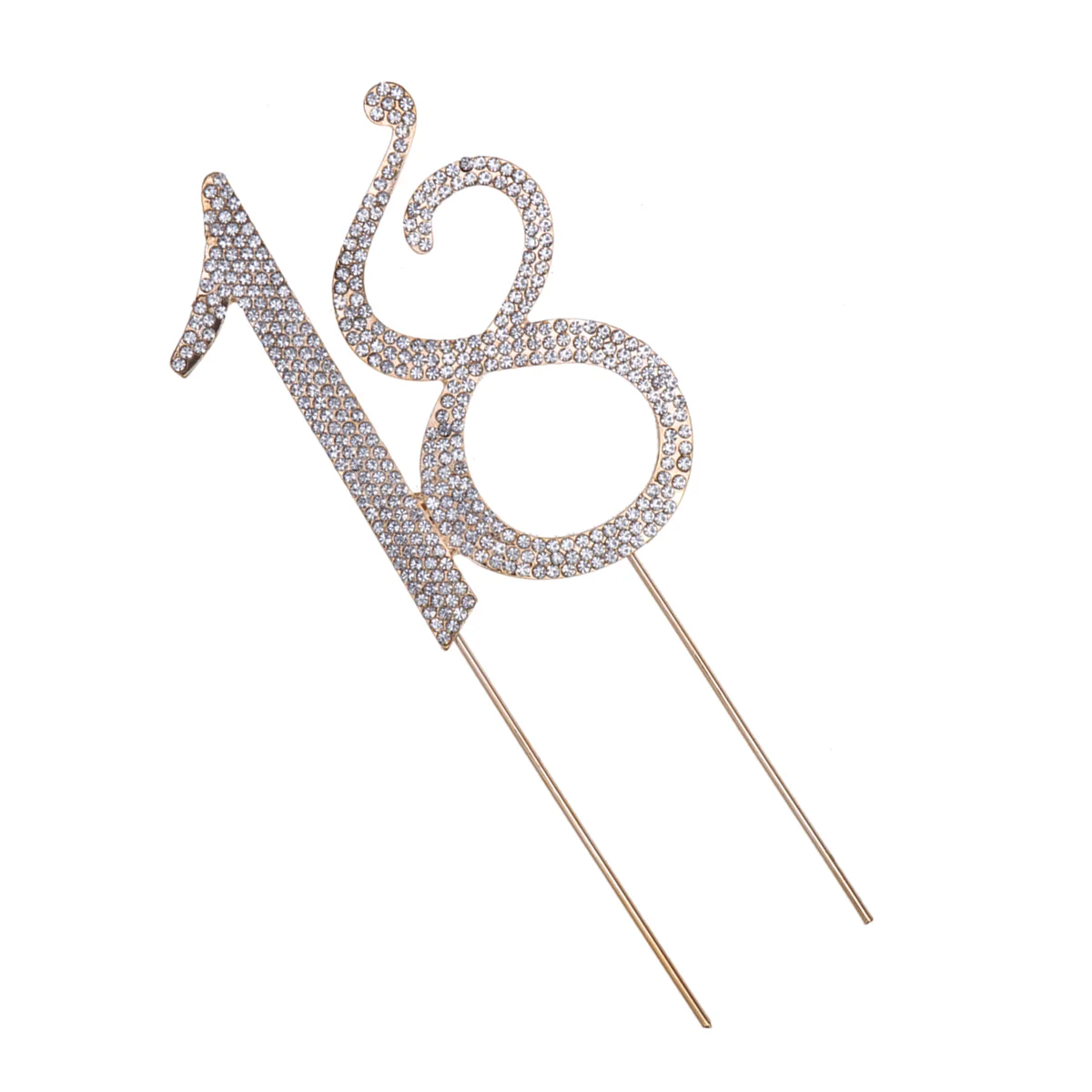 

18 Cake Rhinestone Embellishments 18 Years Birthday Rhinestones Number Rhinestone 18 Cupcake Toppers