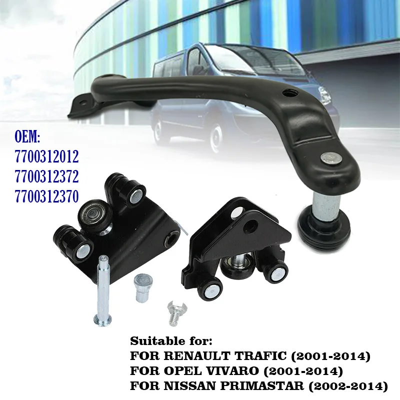 

Guide Roller Sliding Door right Fit for Renault Trafic II Opel Vivaro Nissan Primastar 7700312012 7700312372 77002370