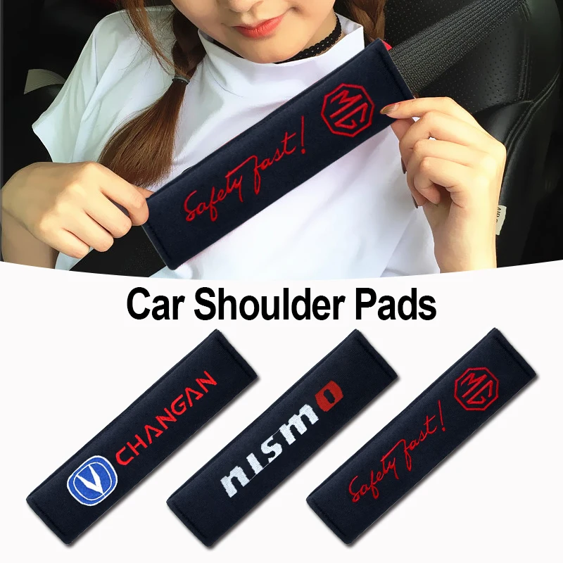 

2pcs Car Seat Belt Cotton Shoulder Pads for VW Volkswagen Polo Gol R Golf 4 5 6 7 B7 B6 T5 T4 Passat B6 Tiguan Car Accessories