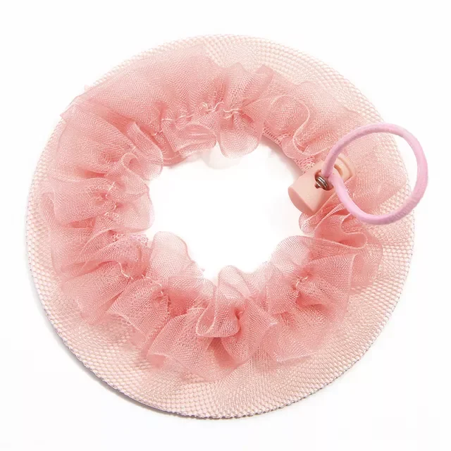 

New in 2022 Quality Fashion Girls Kids Child Ballet Dance Skating Snoods Hair Net Bun Cover Headwear Hairbands Hair Styling Acce
