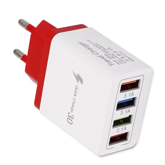 

EU/US Plug USB Charger Quick Charge 3.0 For Phone Adapter For iPhone 13 For Huawei Mate 30 Tablet Portable Wall Mobile Charger