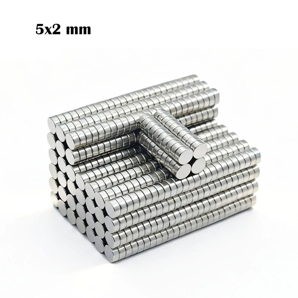 Супер мощный круглый неодимовый магнит 5x2 мм N35
