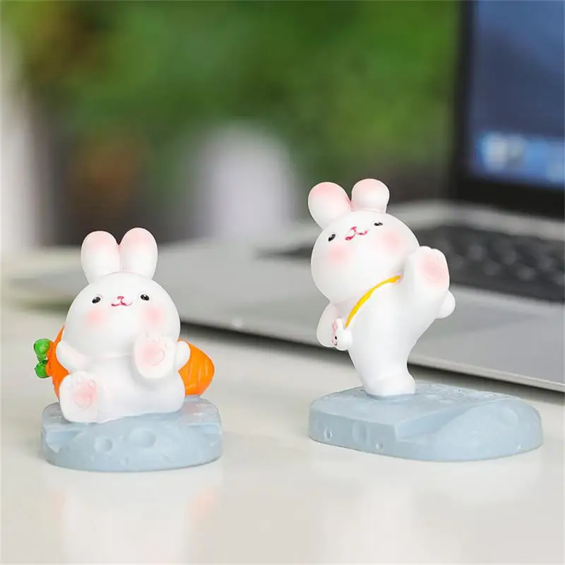 

New Creative Lazy Person Holder Cute White Rabbit Cartoon Mobile Phone Holder Suitable For Mobile Tablets Up To 12 Inches