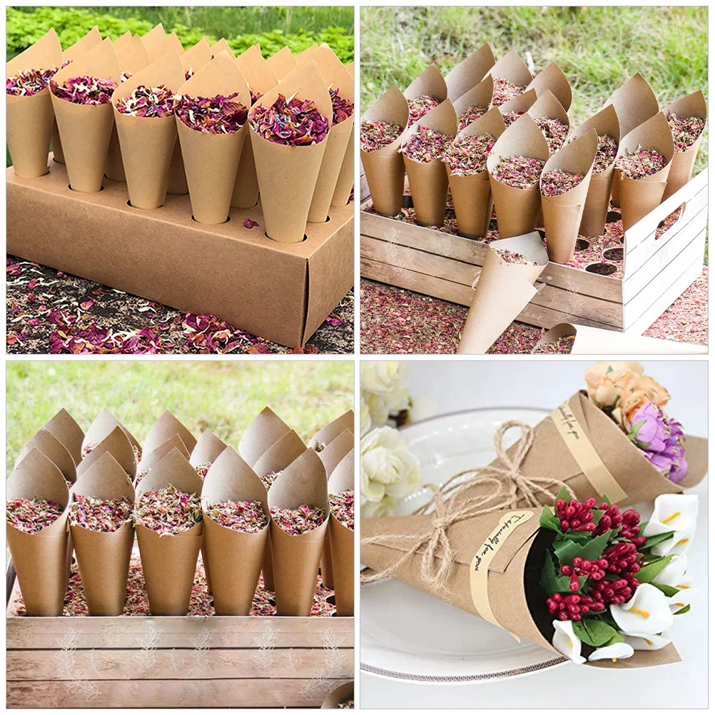 Свадебный конус для лепестков бумажные конусы рукоделия чехлы женщин сувениры