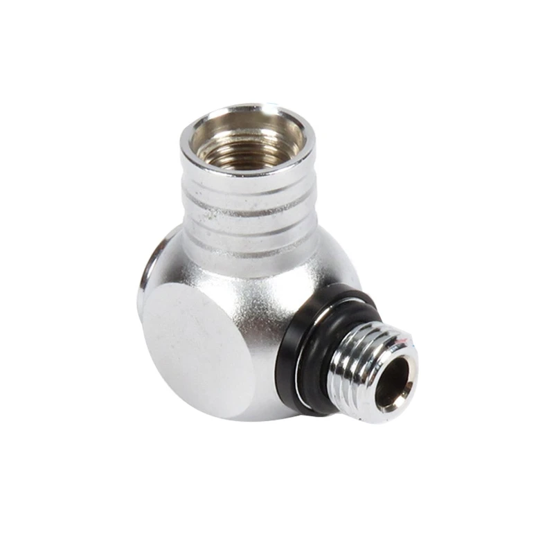 

Hose Adapter Low High Pressure Scuba Diving Part Regulator Connector 360 Degree
