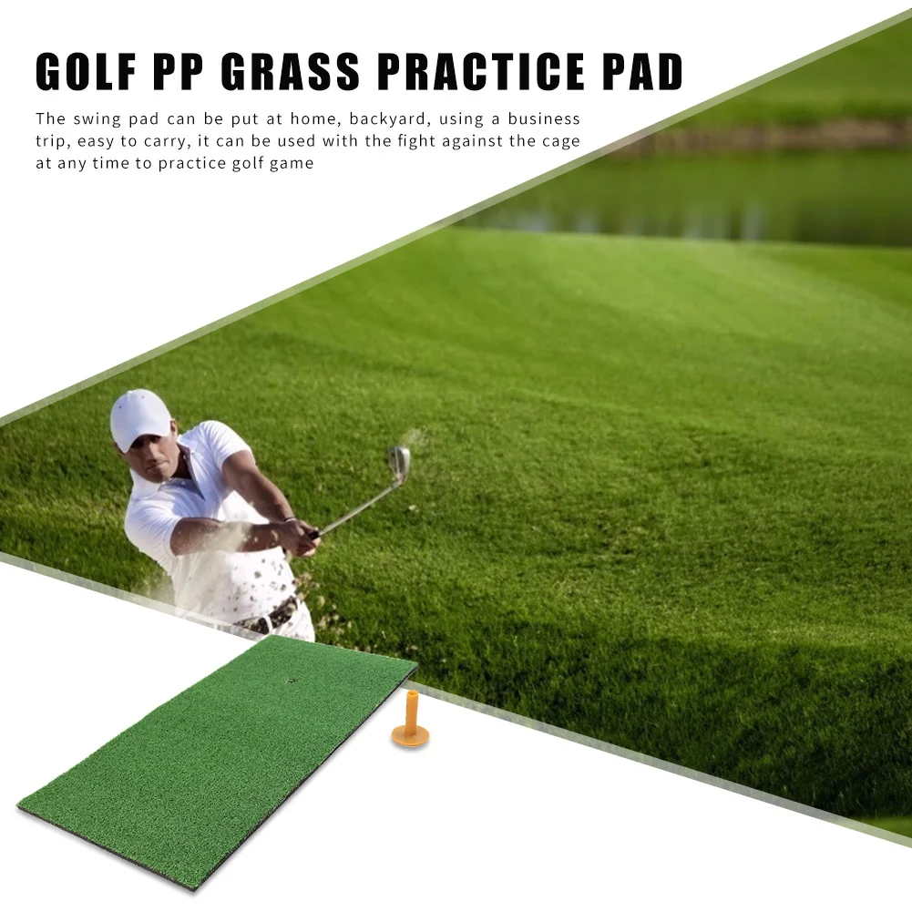 

30x60cm Golf Practice PP Grass Pad Garden Backyard Golf Training Hitting Mat for Outdoor Exercise Sport Ornaments