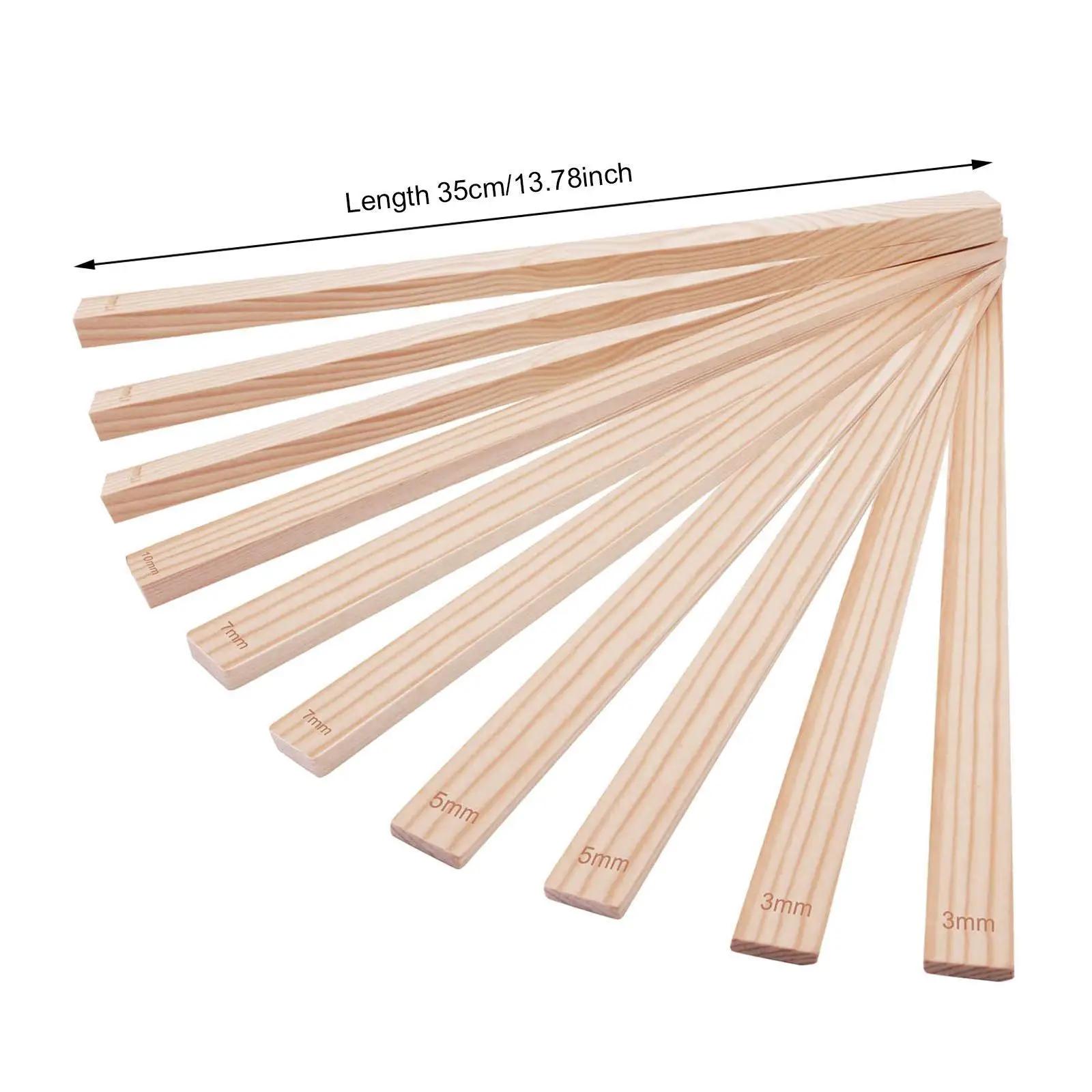 Измерительные полоски Ремесленные скалки Деревянные направляющие для