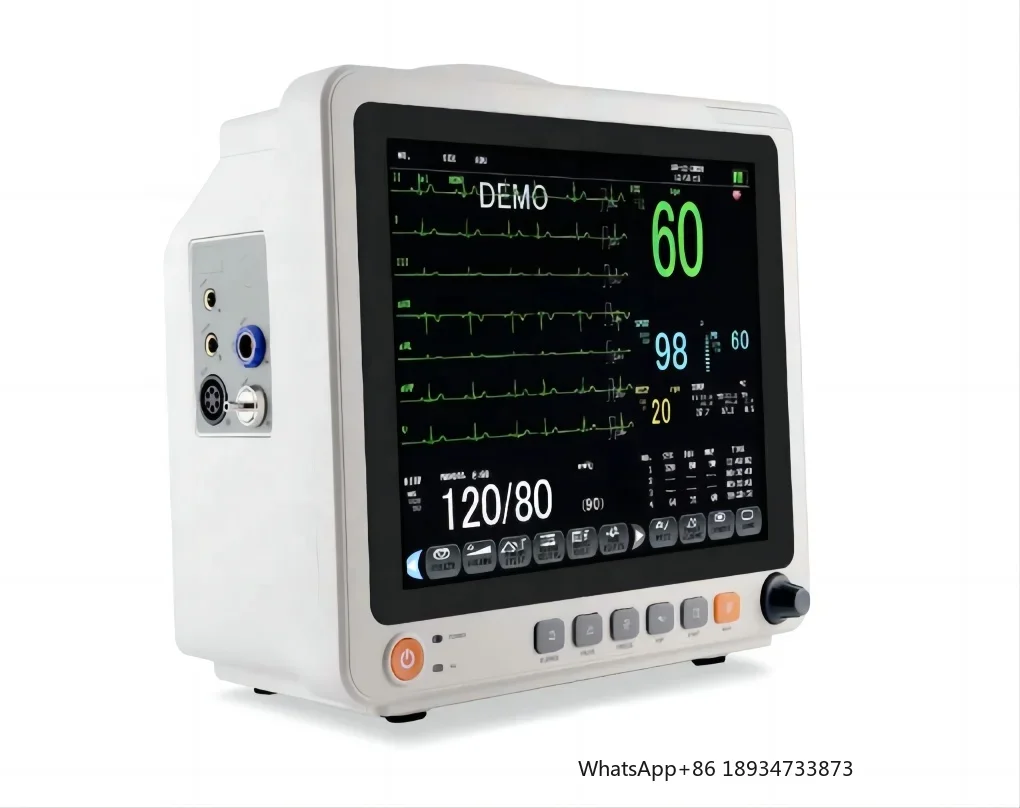 Портативные ветеринарные медицинские цифровые многопараметры с NIBP TEMP SPO2 RESP и PR |