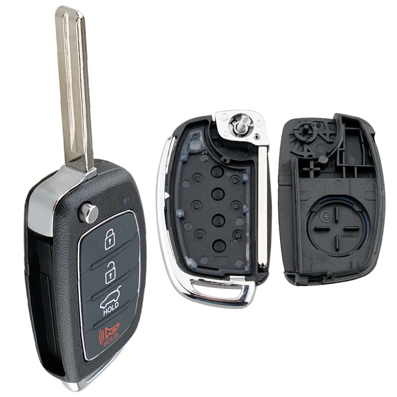 

Auto Car Key Case Replacement 4 Buttons Car Remote Key Shell Fit for Hyundai Mistra Santa Fe Sonata Tucson Accent I30 I40 I45